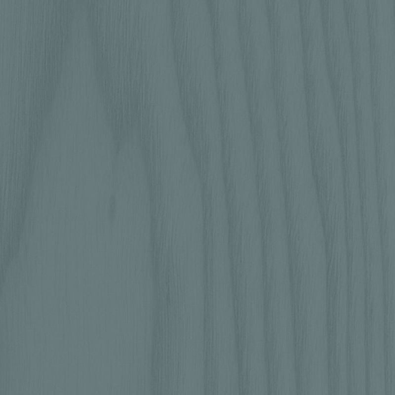 Muted blue-grey painted wood with natural grain lines for a soft, contemporary feel.
