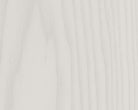 Crisp, bright white painted wood with faint wood grain visible, clean and minimalist.