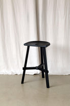 Conti Black Kitchen Stool 68cm - Martelo and Mo