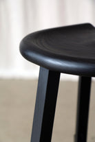 Conti Black Kitchen Stool 68cm - Martelo and Mo