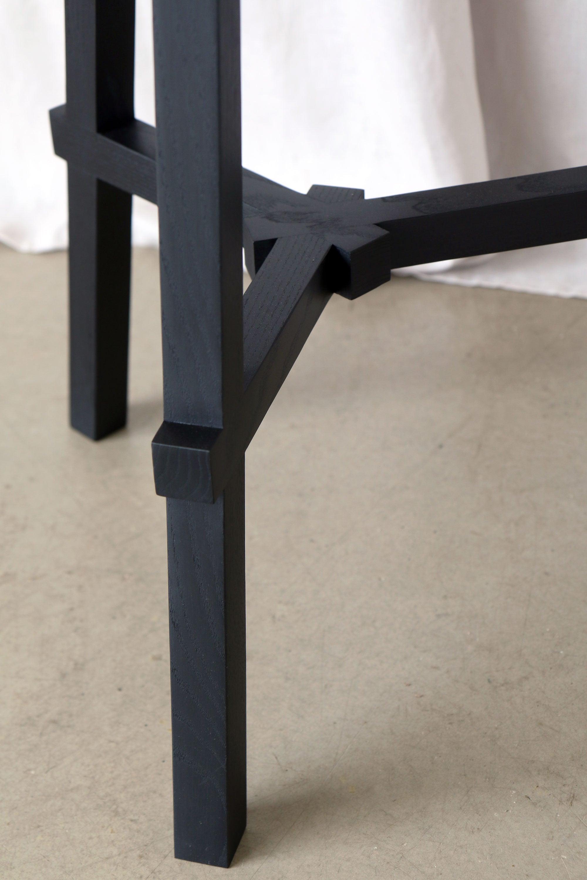 Conti Black Kitchen Stool 68cm - Martelo and Mo