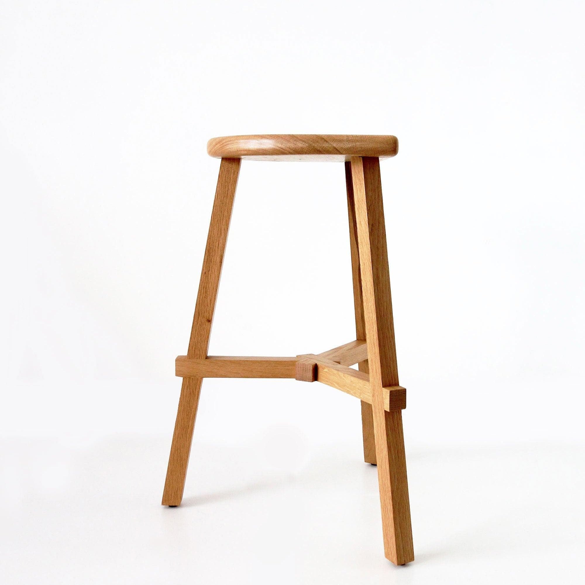 Conti Wooden Kitchen Stool 68cm - Martelo and Mo