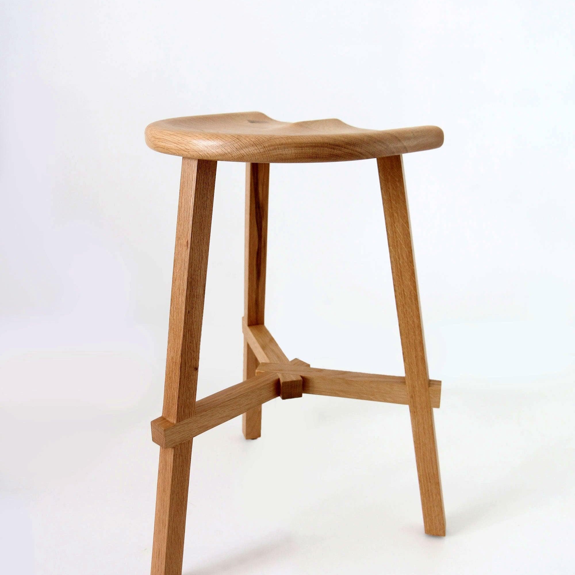 Conti Wooden Kitchen Stool 68cm - Martelo and Mo