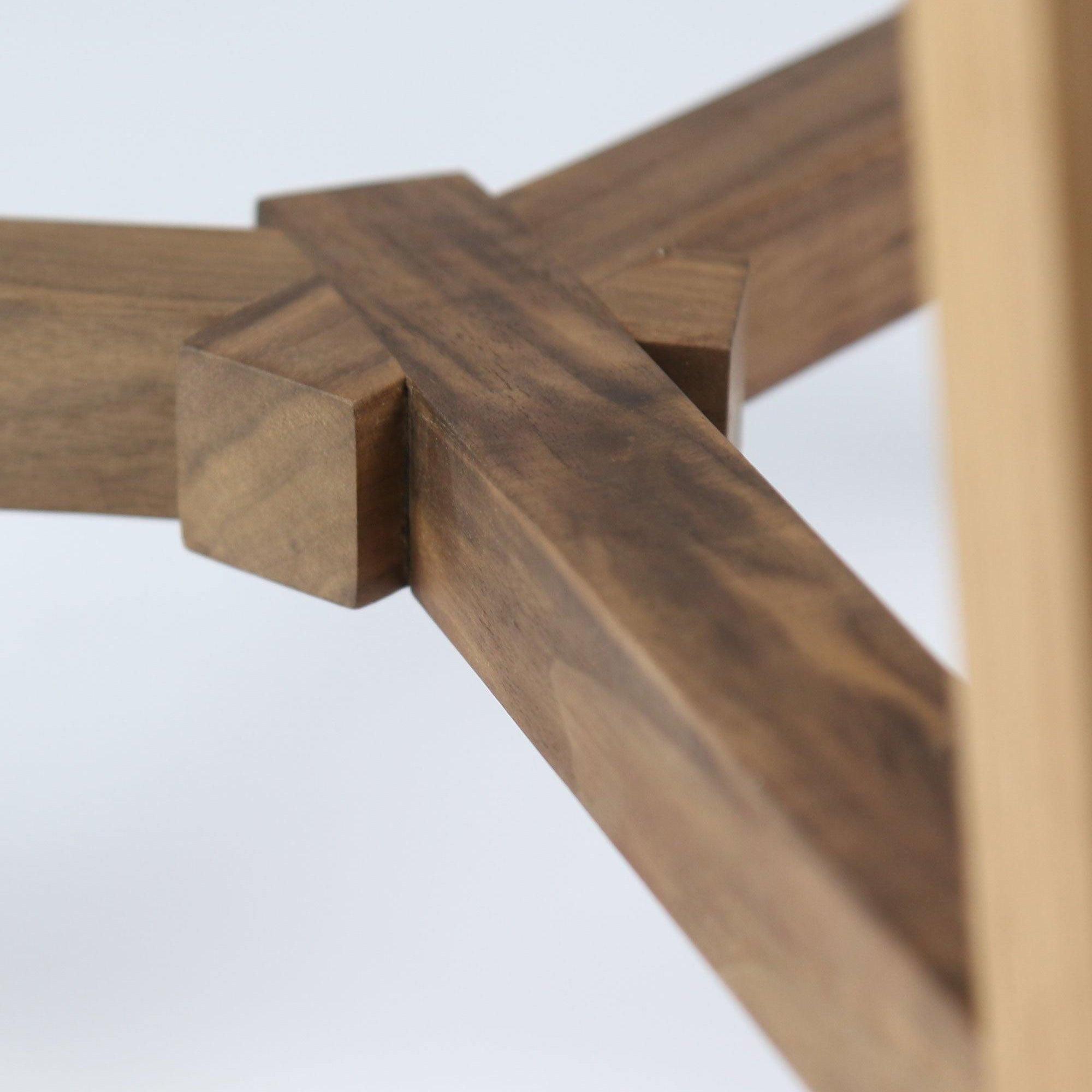 Conti Wooden Low Stool 45cm - Martelo and Mo