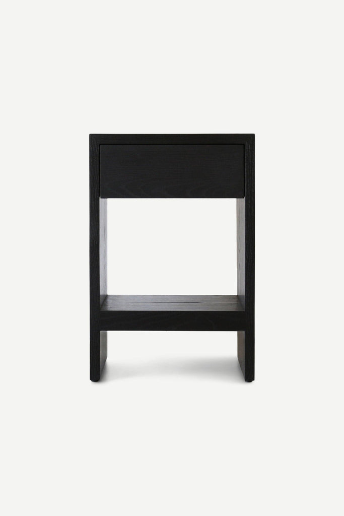 Gaia Wooden Bedside Cabinet with Drawer - Martelo and Mo