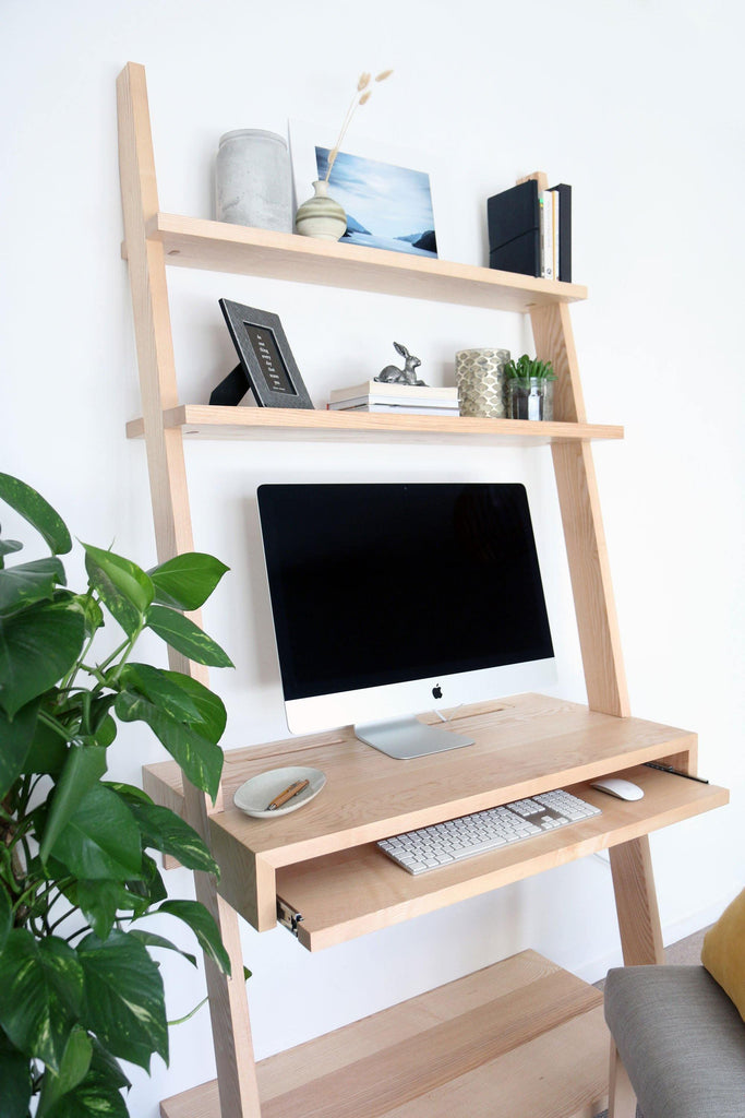 Olive Ladder Wooden Desk - Large - Martelo and Mo