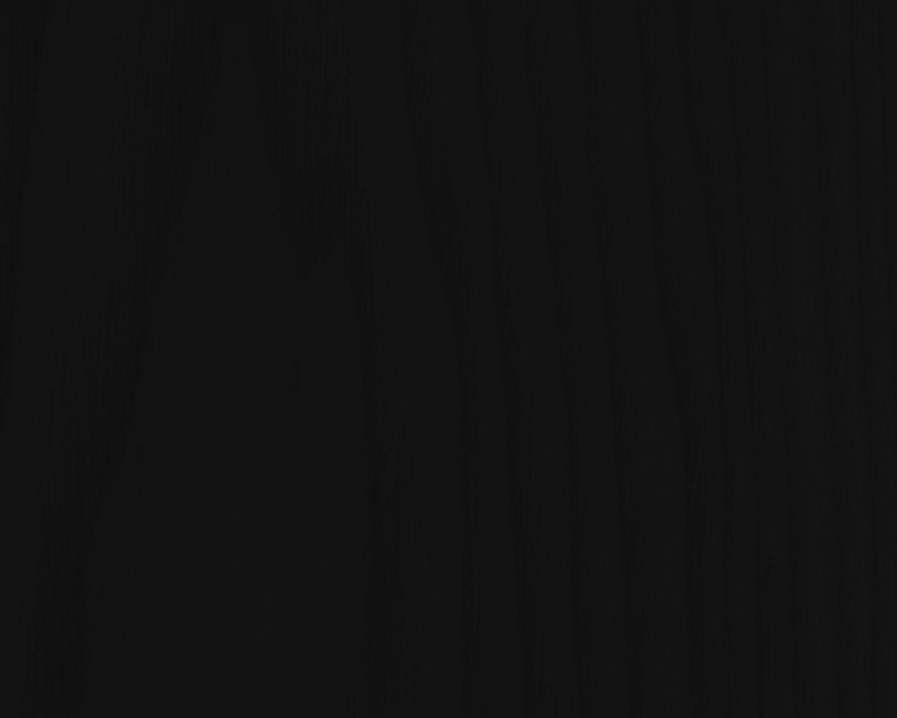 Solid black painted wood with subtle grain texture, offering a sleek and modern look.