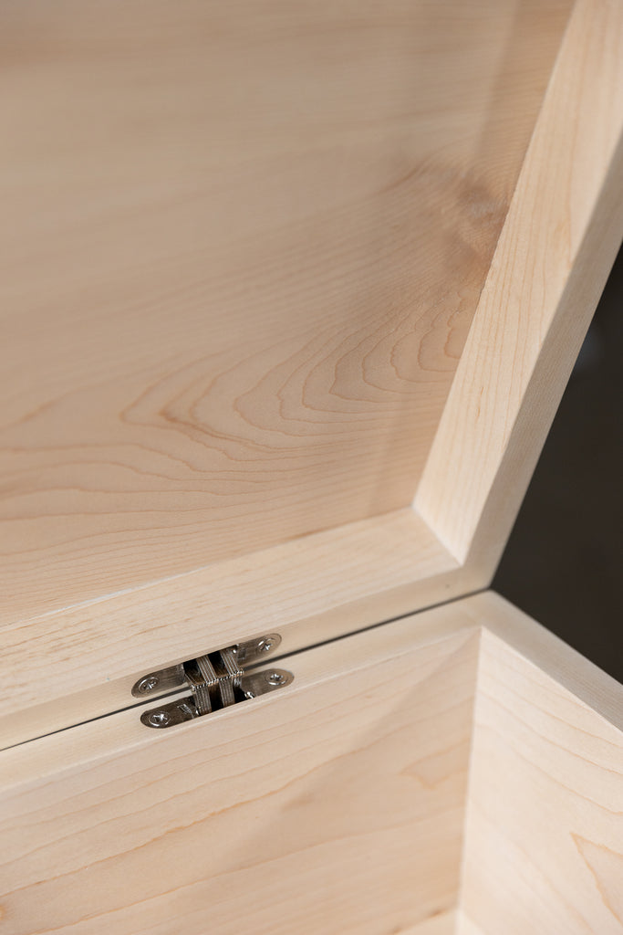 Close-up image revealing the high-quality hinges, exemplifying durability and reliability in craftsmanship, ensuring seamless operation and longevity.
