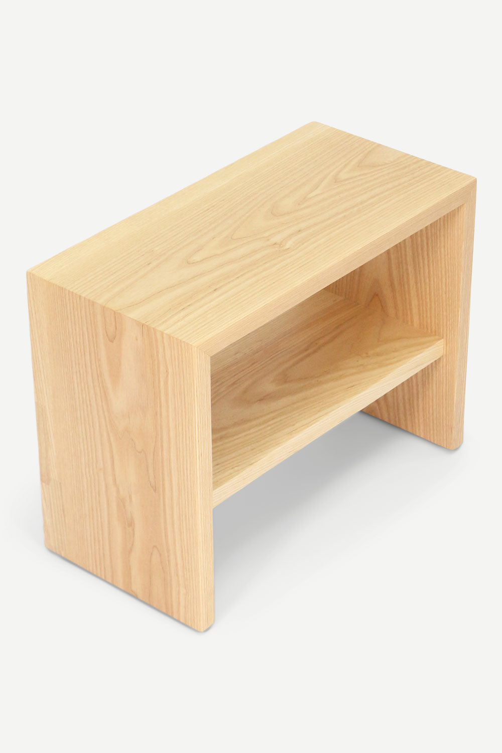 Andrade Wooden Side Table with Shelf - Martelo and Mo