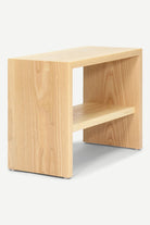 Andrade Wooden Side Table with Shelf - Martelo and Mo