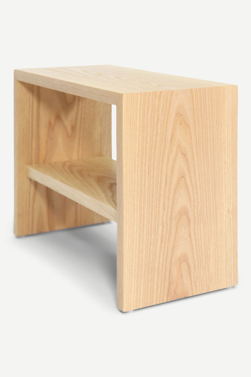 Andrade Wooden Side Table with Shelf - Martelo and Mo