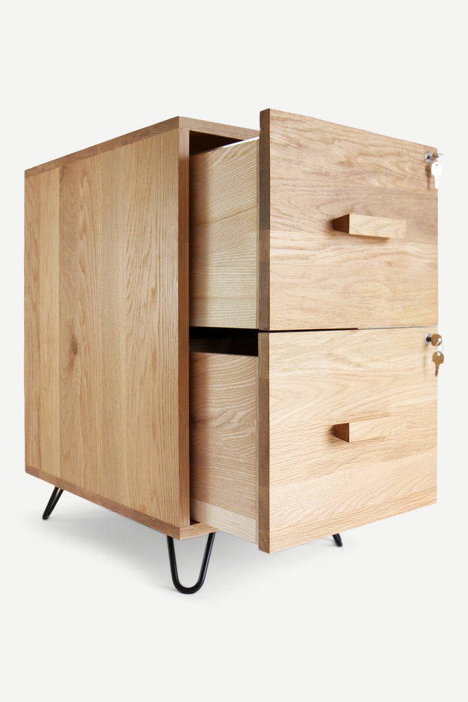 Alba Wooden File Cabinet - Martelo and Mo