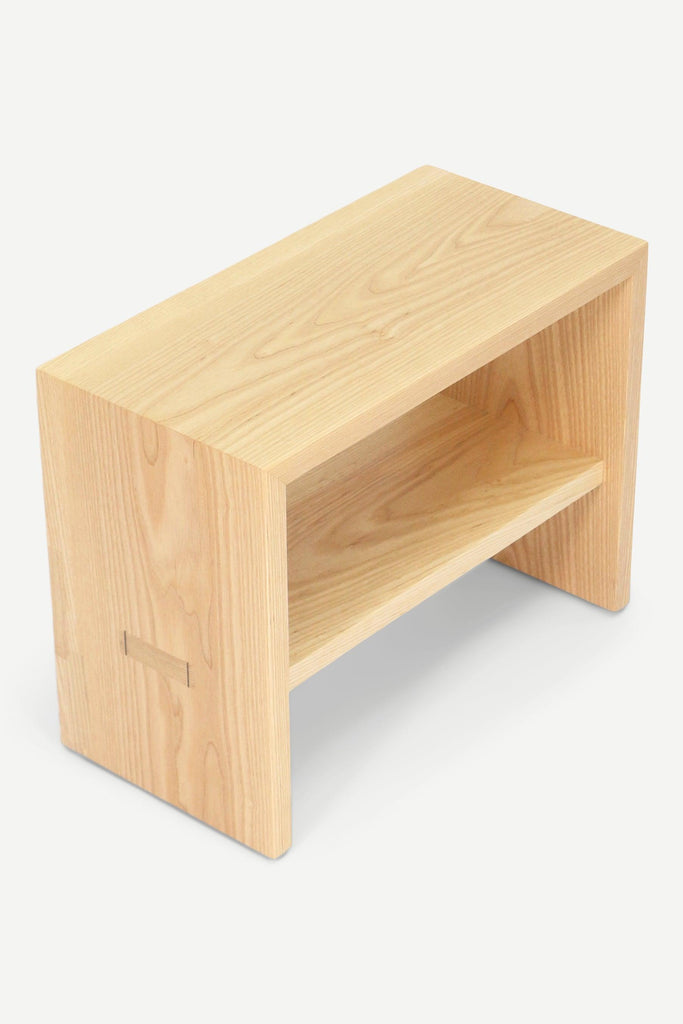 Andrade Wooden Side Table with Shelf - Martelo and Mo