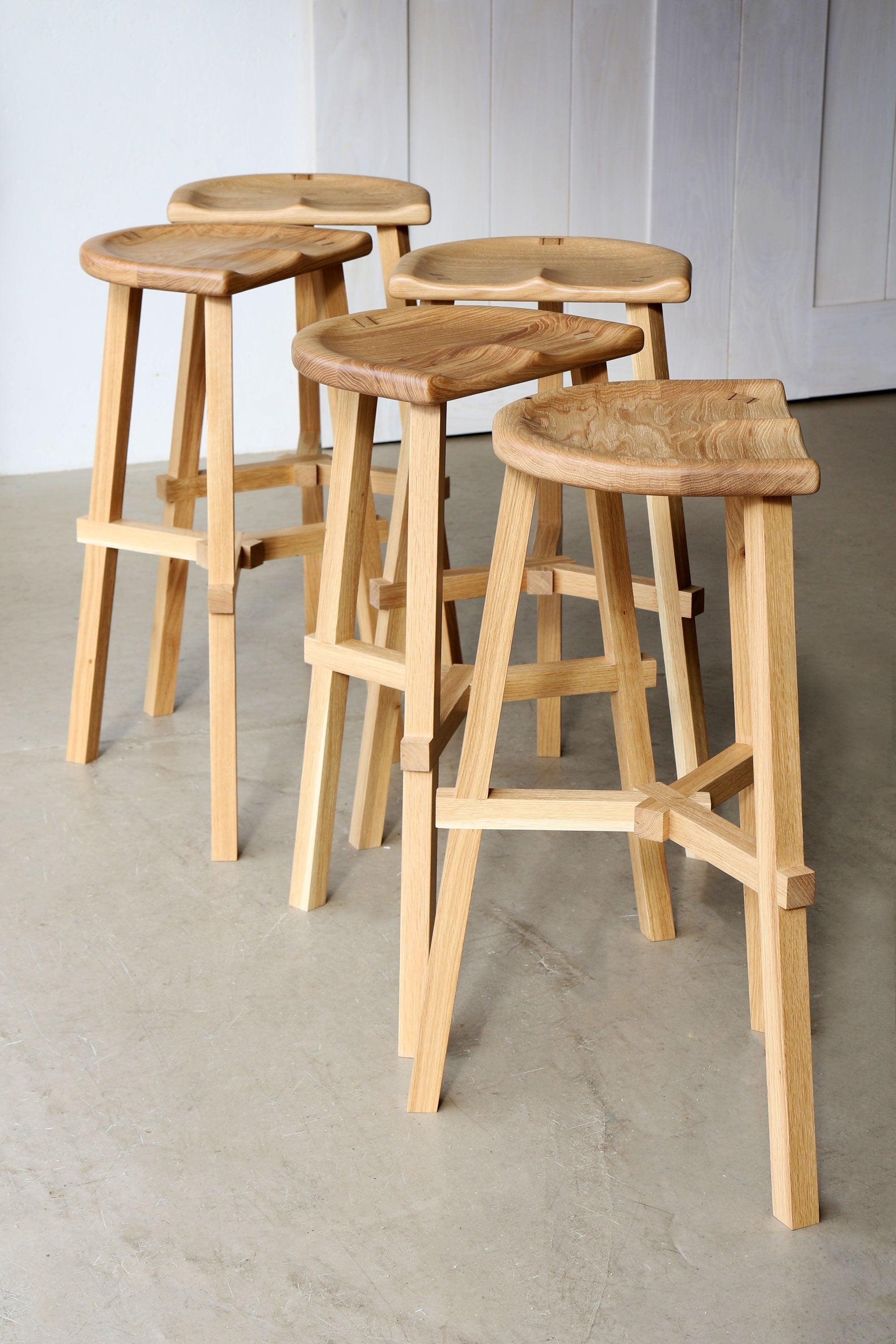 Conti Tall Bar Stool 80cm - Martelo and Mo