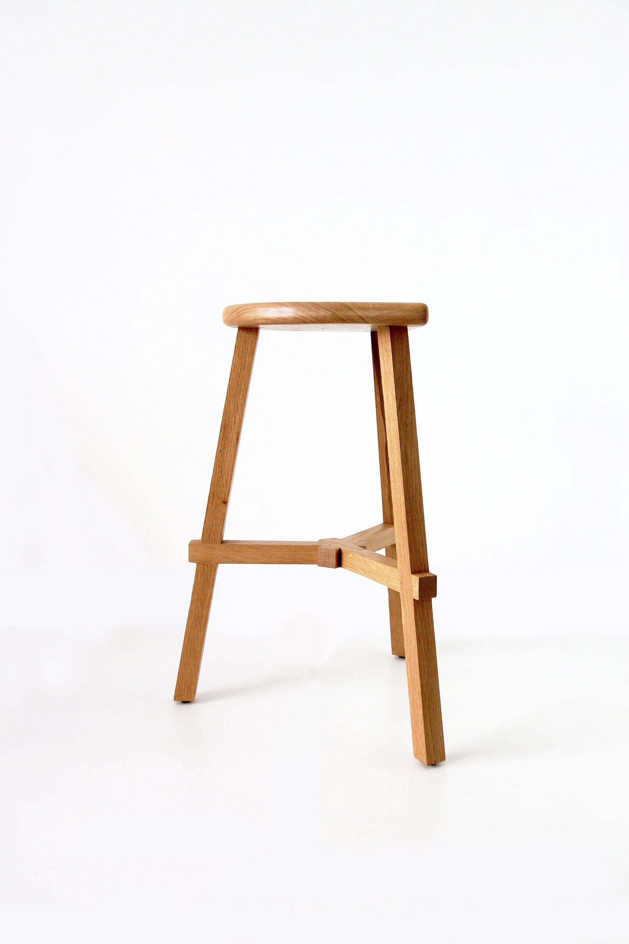 Conti Wooden Kitchen Stool 68cm - Martelo and Mo