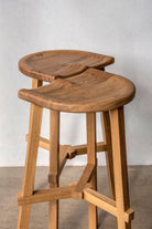 Conti Wooden Kitchen Stool 68cm - Martelo and Mo