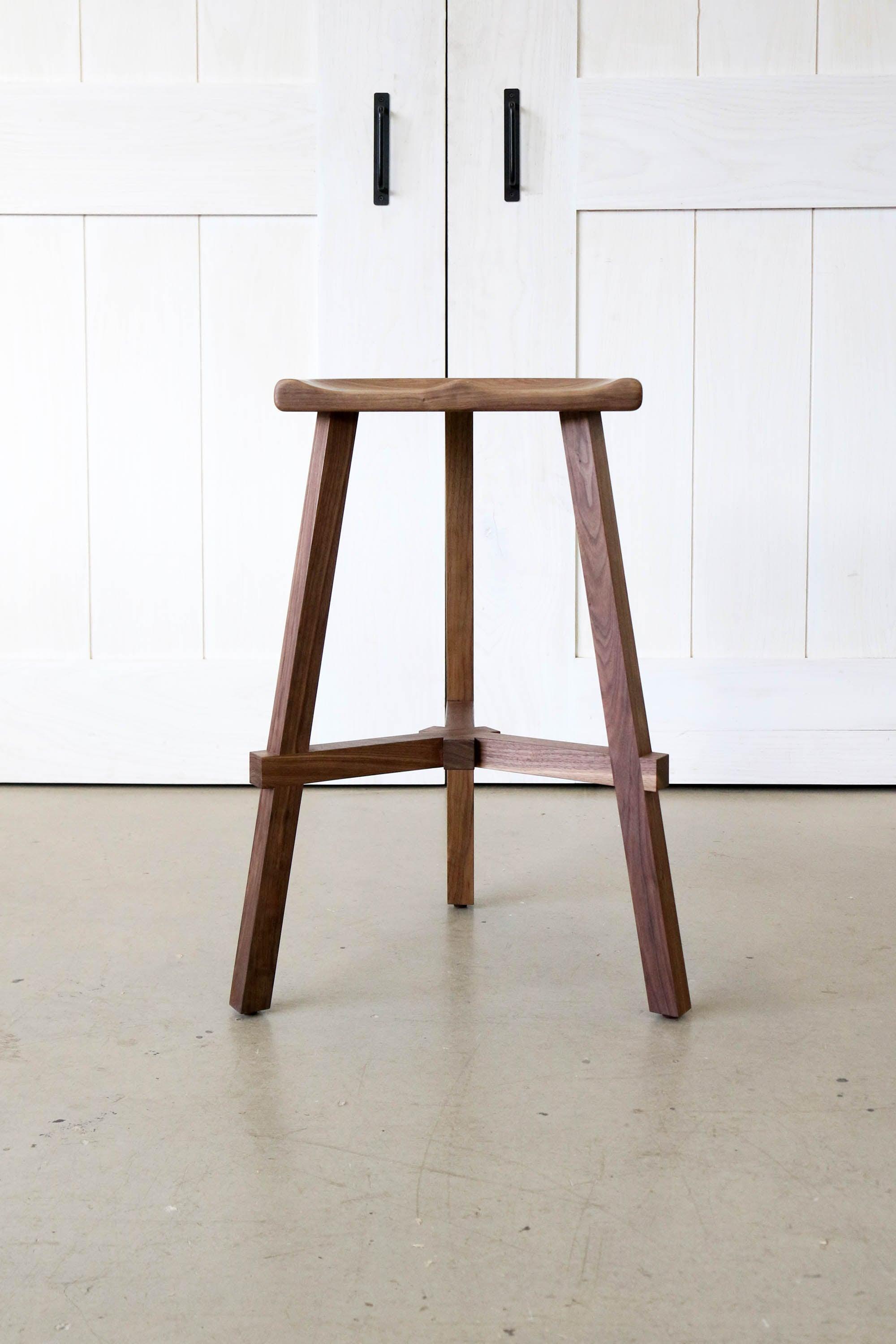 Conti Wooden Kitchen Stool 68cm - Martelo and Mo