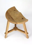 Conti Wooden Low Stool 45cm - Martelo and Mo