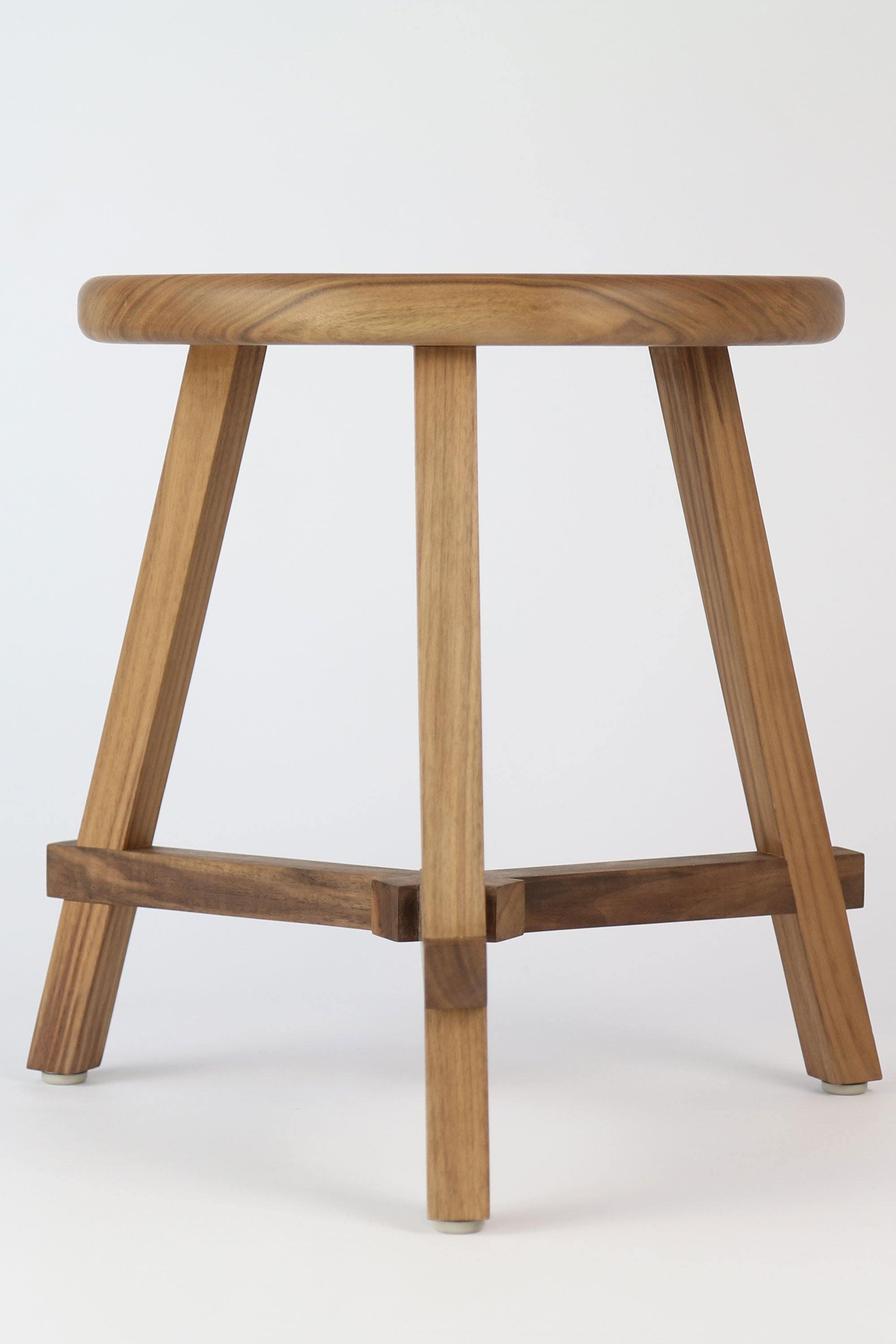 Conti Wooden Low Stool 45cm - Martelo and Mo