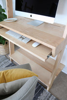 Olive Ladder Wooden Desk - Large - Martelo and Mo