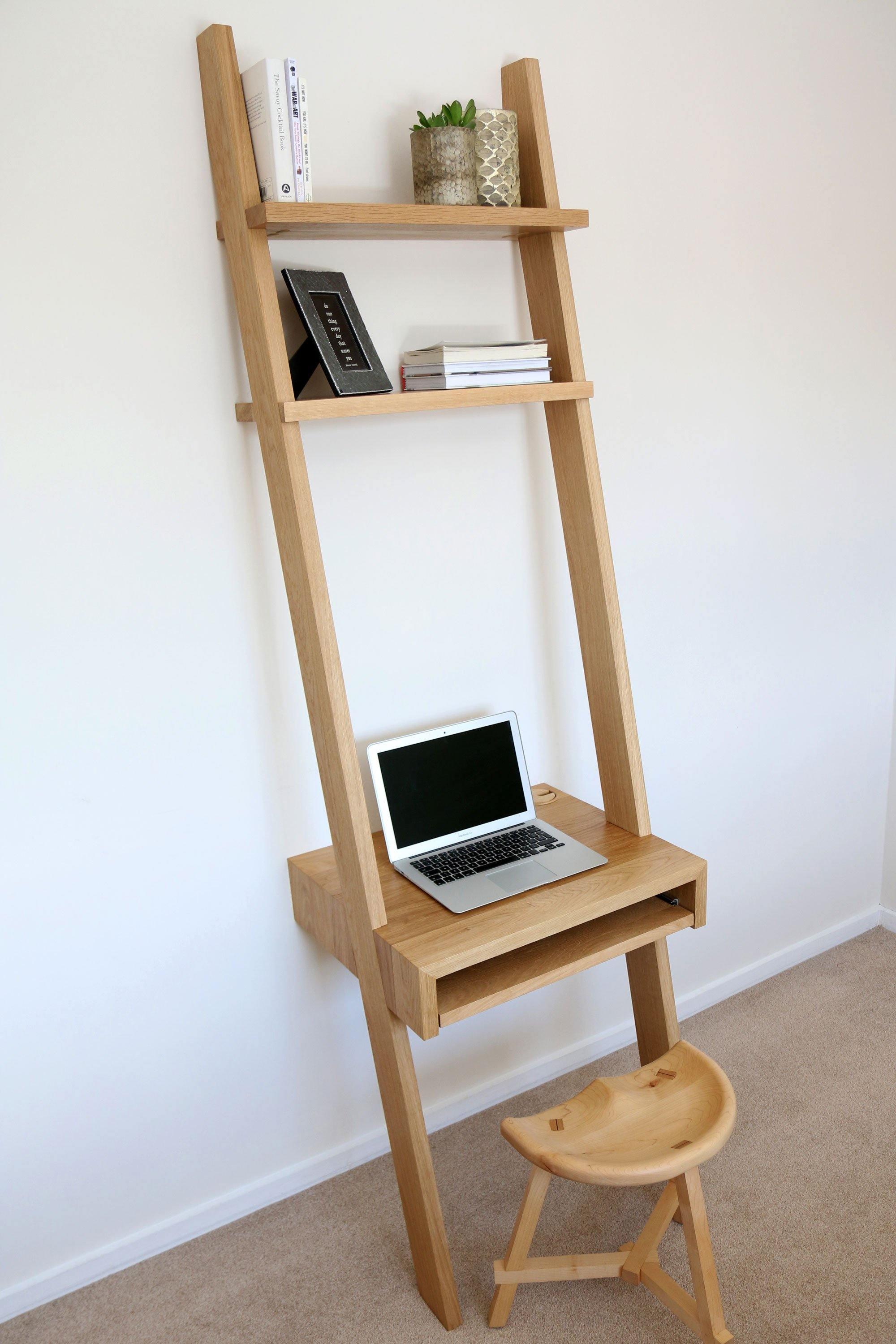 Olive Ladder Wooden Desk - Small - Martelo and Mo